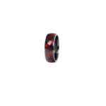 100% Real Carbon Fiber Ring Chip - For Tesla Model 3 Y X S - Red and Black Carbon Fiber Smart Ring for Start Sensing - Image 3