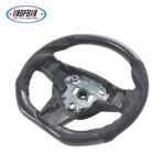 100% Real Carbon Fiber Matte Black Steering Wheel with Black Stitching and Suede - For Tesla Model 3 Y - Modification - Image 3