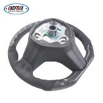 100% Real Carbon Fiber Matte Black Steering Wheel with Black Stitching and Suede - For Tesla Model 3 Y - Modification - Image 5