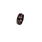 100% Real Carbon Fiber Ring Chip - For Tesla Model 3 Y X S - Red and Black Carbon Fiber Smart Ring for Start Sensing - Image 4