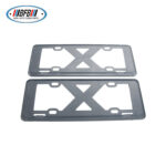 100% Real Carbon Fiber License Plate Frame - For Tesla Model X S 3 Y - Dry Carbon Fiber New National Standard New Energy Carbon Fiber License Plate Frame - Image 5