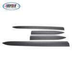 100% Real Carbon Fiber Car Body Door Trim - For Tesla Model 3 - Matte Carbon Fiber Anti-Collision Scratch Decorative Skirt Edge - Image 2