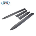 100% Real Carbon Fiber Car Body Door Trim - For Tesla Model 3 - Matte Carbon Fiber Anti-Collision Scratch Decorative Skirt Edge - Image 3