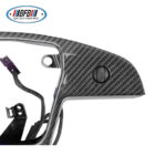 100% Real Carbon Fiber Steering Wheel Cover - For Tesla Model S X 2021 - Carbon Fiber Replacement Steering Wheel Shell - Image 5