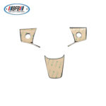 100% Real Carbon Fiber Steering Wheel Cover Sticker - For Tesla Model Y 3 - Forged Carbon Fiber Steering Wheel Cover 3-Piece - Image 5