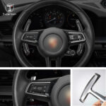 Replacement Paddle Shift For Porsche Carbon Fiber Steering Wheel Paddle Shifter T-carbon Shift Paddles - Image 2
