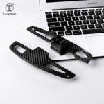 Replacement Type Carbon Fiber Paddle Shift For Audi T-carbon Paddle Shifter Car Steering Wheel Shift Paddle Interior Accessories - Image 4