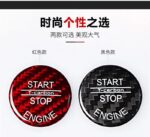 T-carbon Carbon Fiber Car Engine Start Stop Button Ring Sticker Cover Trim For Lexus Car Styling Accessories - Image 5