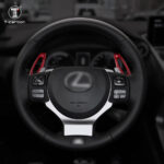 Steering Wheel Paddle Shifter Fit For Lexus NX IS T-carbon Shifting Paddle Extension Auto Interior Accessories - Image 3