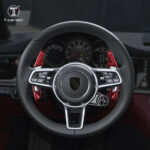 Steering Wheel Shift Paddle Shifter For Porsche 911 991 Boxster Cayman 718 Cayenne Macan Panamera 911 981 Carrera Cabon Fiber - Image 2