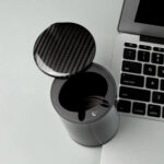 T-carbon Car Ashtray With Cover Creative Personality Covered Car Inside The Car multi-function Car Supplies - Image 4