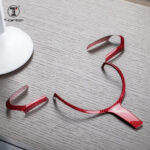 T-carbon Steering Wheel Cover Trims Carbon Fiber Decoration For BMW Car Interior Accessories - Image 4