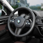 T-carbon Steering Wheel Cover Trims Carbon Fiber Decoration For BMW Car Interior Accessories - Image 3