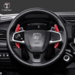T-carbon Steering Wheel Paddle Shifter Fit For Honda New Fit Odyssey Auto Accessories Shift Paddle - Image 3